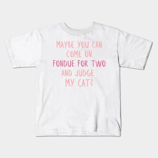 Fondue for two Kids T-Shirt